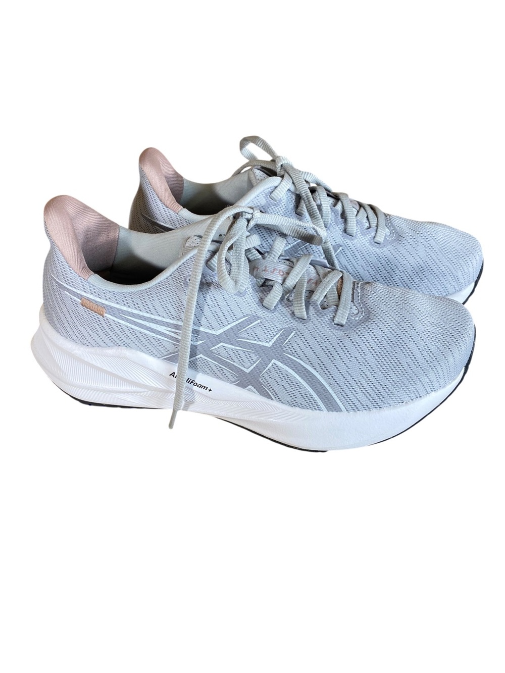 ASICS Versablast 4 Running Sneakers Cushioned Gym Workout Concrete White SZ 7.5